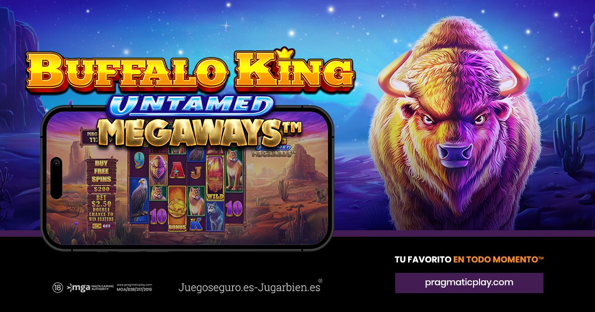 PRAGMATIC PLAY LIBÈRE DES MULTIPLICATEURS WILD DANS BUFFALO KING UNTAMED MEGAWAYS™